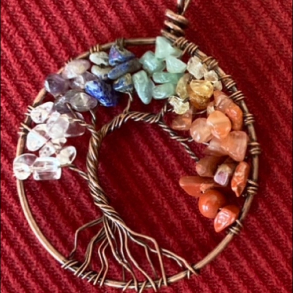 NWT Handmade Tree of Life Pendant with Chain